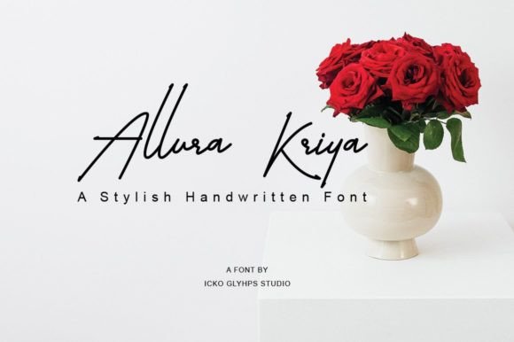 Allura Kriya Font for Elegant Branding
