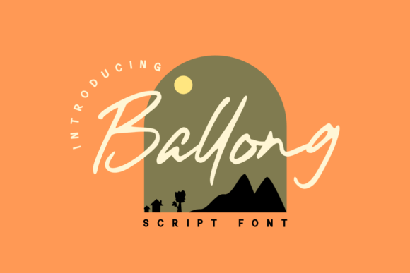 Ballong: A Handwritten Font for Editorial Design