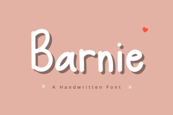 Barnie: A Handwritten Font for Editorial Design