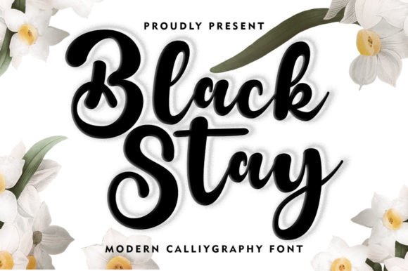Black Stay: A Bold Handwritten Font for Branding