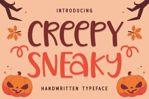Creepy Sneaky Font for Playful Branding