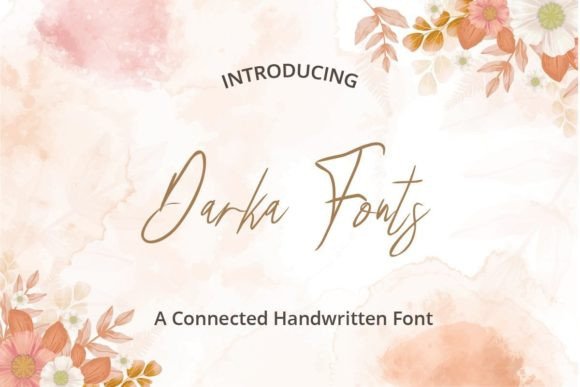 Darka: A Modern Script Handwritten Font for Editorial Design