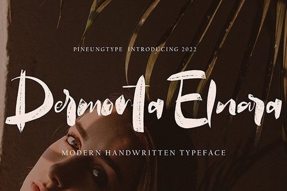Dermonta Elnara: A Marker-Board Script Font for Branding