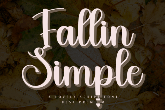 Fallin Simple: The Perfect Handwritten Font for Crafters
