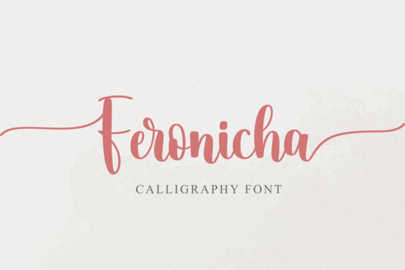 Feronicha: A Curly Handwritten Font for Branding