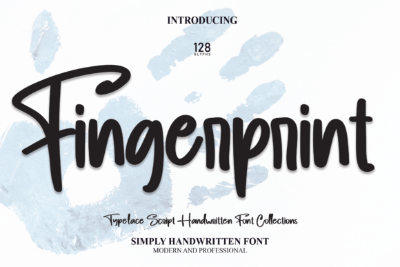 Fingerprint Font: A Handwritten Typeface for Makers