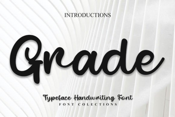 Grade: A Delicate Handwritten Font for Web Design