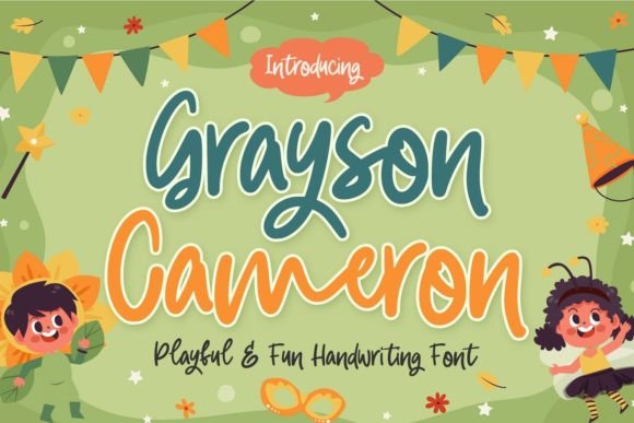 Grayson Cameron: The Script Handwritten Font for Marketers