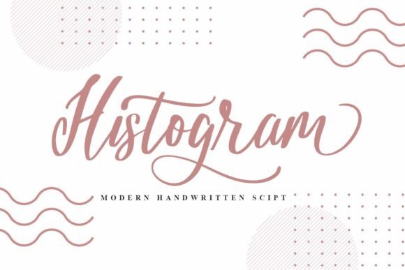 Histogram: A Delicate Script Handwritten Font for Makers
