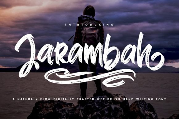 Jarambah: A Natural Script Handwritten Font for Editorial Design