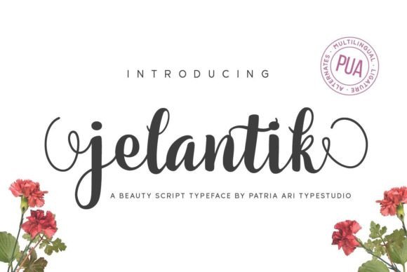 Jelantik: A Delicate Handwritten Font for Makers
