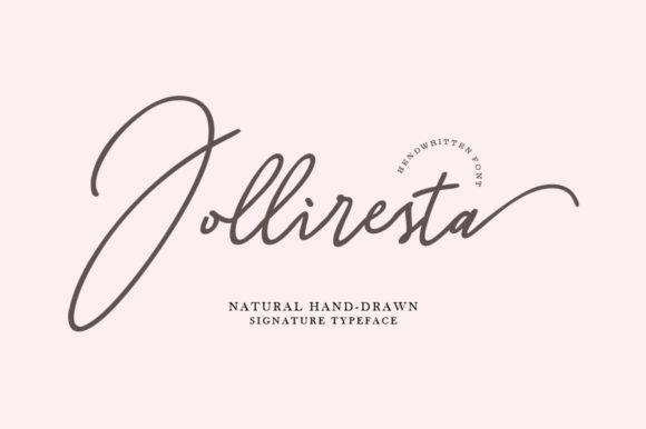 Jolliresta Font: Elevating Web Design with Elegance
