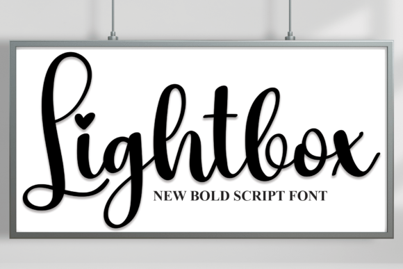 Lightbox Script Font for Handmade Brands