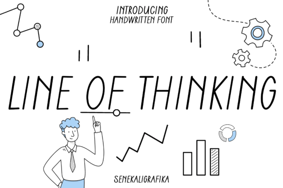 Line of Thinking Font Review for Modern Branding