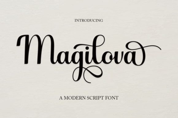 Magilova Font: Sweet Script for Crafters