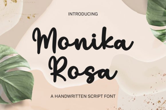 Monika Rosa Font for Editorial Design