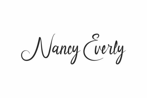 Nancy Everly: A Script Handwritten Font for Digital Elegance
