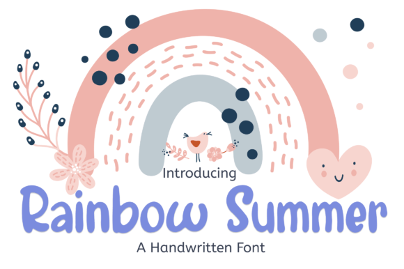 Rainbow Summer Handwritten Font Review