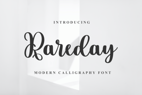 Rareday: A Classy Script Handwritten Font for Editors