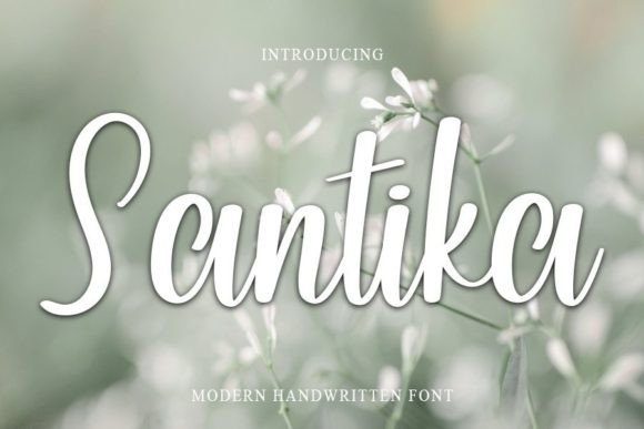 Santika: An Elegant Script Handwritten Font for Branding