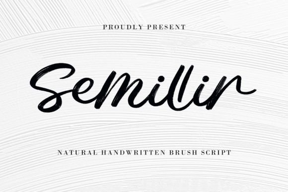 Semillir: A Romantic Script Font for Editorial Design