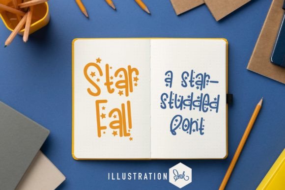 Star Fall Typeface for Modern Web Design