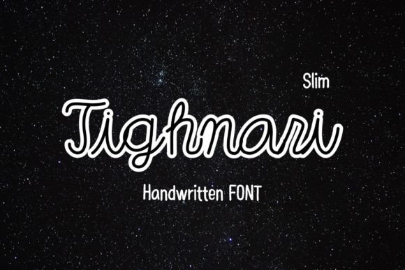 Tighnari Slim Font Review: A Clean Script for Modern Design
