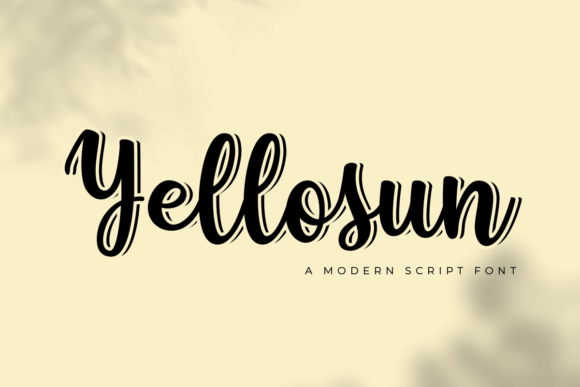 Yellosun: The Handwritten Typeface for Authentic Brands